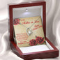 Mother's Day Gift for Mother-in-Law from Daughter-in-Law Heart Pendant Necklace with Message Card - Mallard Moon Gift Shop