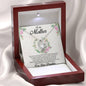 Gift for Mother from Daughter Heart Pendant Necklace - Mallard Moon Gift Shop