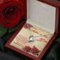 Mother's Day Gift for Mother-in-Law from Daughter-in-Law Heart Pendant Necklace with Message Card - Mallard Moon Gift Shop