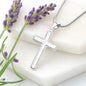 Personalized Cross Pendant Necklace for Daughter with Kitten Message Card and Gift Box - Mallard Moon Gift Shop