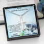 Personalized Granddaughter Cross Pendant Necklace from Grandma - Mallard Moon Gift Shop