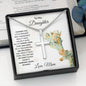 Gift for Daughter Personalized Engraved Cross Necklace - Mallard Moon Gift Shop