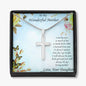 To Mother from Daughter Personalized Engraved Cross Pendant Necklace - Mallard Moon Gift Shop