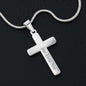 Personalized Cross Pendant Necklace for Daughter with Kitten Message Card and Gift Box - Mallard Moon Gift Shop