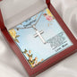 Daughter Personalized Cross Pendant Necklace - Mallard Moon Gift Shop