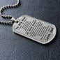 To My Son Proud of the Man You Have Become Love Dad Necklace - Mallard Moon Gift Shop