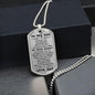 To My Son Proud of the Man You Have Become Love Dad Necklace - Mallard Moon Gift Shop