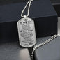 To My Son, Always in Your Heart, Love Mom Necklace - Mallard Moon Gift Shop
