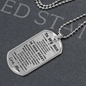 To My Son, Always in Your Heart, Love Mom Necklace - Mallard Moon Gift Shop