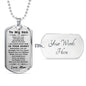 To My Son, Always in Your Heart, Love Mom Necklace - Mallard Moon Gift Shop