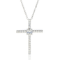 Gift for Mom CZ Cross Necklace - Mallard Moon Gift Shop