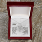 Gift for Mom CZ Cross Necklace - Mallard Moon Gift Shop