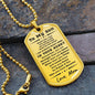 To My Son, Always in Your Heart, Love Mom Necklace - Mallard Moon Gift Shop