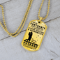 Gift for Husband - Dog Tag Pendant Necklace - Precious Gift - Mallard Moon Gift Shop