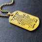 To My Son Proud of the Man You Have Become Love Dad Necklace - Mallard Moon Gift Shop
