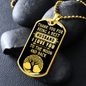 Gift for Husband - Love You to the Moon - Dog Tag Pendant Necklace - Mallard Moon Gift Shop