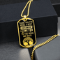 Gift for Husband - Love You to the Moon - Dog Tag Pendant Necklace - Mallard Moon Gift Shop