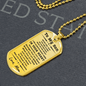 To My Son, Always in Your Heart, Love Mom Necklace - Mallard Moon Gift Shop
