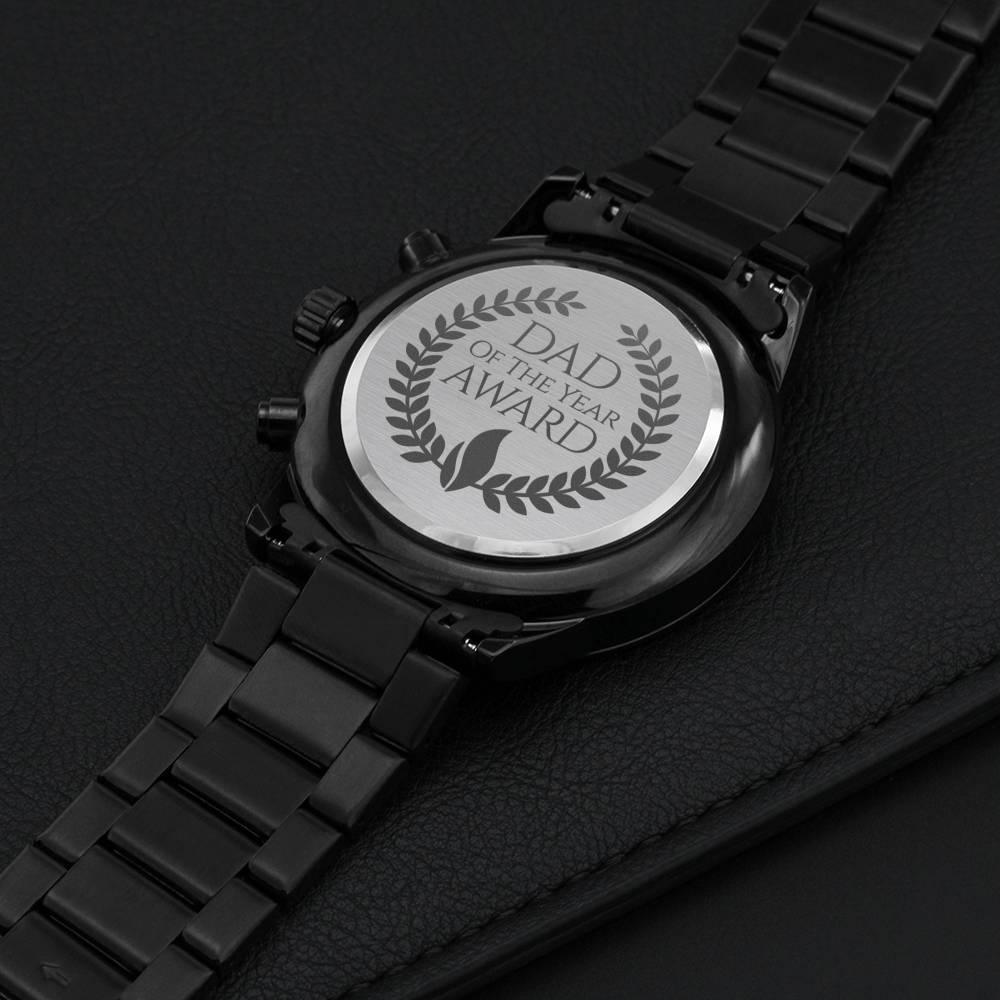 Dad of the Year Award Wrist Watch - Mallard Moon Gift Shop