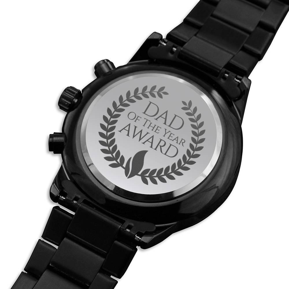 Dad of the Year Award Wrist Watch - Mallard Moon Gift Shop