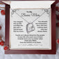 To My Bonus Mom - You Stepped into My Life - Forever Love Necklace - Mallard Moon Gift Shop