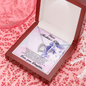 Mother's Day Gift from Daughter Forever Love Heart Pendant Necklace Cat Message Card - Mallard Moon Gift Shop