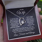 To My Wife My Dreams Came True Heart Pendant Necklace with Message Card and Gift Box - Mallard Moon Gift Shop