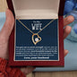 To My Beautiful Wife - Love of My Life - Forever Love Heart Necklace - Mallard Moon Gift Shop