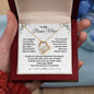 To My Bonus Mom - You Stepped into My Life - Forever Love Necklace - Mallard Moon Gift Shop