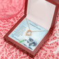 Gift for Mother from Daughter Forever Love Heart Pendant Necklace with Kitten Message Card - Mallard Moon Gift Shop