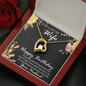 Wife Birthday Gift CZ Heart Pendant Necklace - Mallard Moon Gift Shop