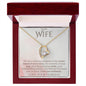 To My Wife - I Love You Endlessly - Forever Love Heart Pendant Necklace - Mallard Moon Gift Shop