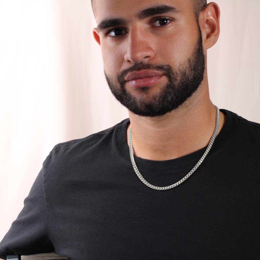 Graduation Gift for Son from Mom Short Thick Chain Necklace - Mallard Moon Gift Shop