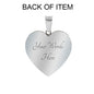 Personalized Heart Bangle Bracelet - Not Always Eye to Eye - Mallard Moon Gift Shop