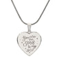 You Are the Stars To My Sky Engraved Heart Necklace - Mallard Moon Gift Shop