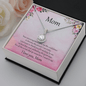 Gift for Mom CZ Pendant Necklace - Mallard Moon Gift Shop
