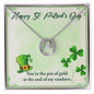 St. Patrick's Day You're the Pot of Gold Lucky in Love Pendant Necklace - Mallard Moon Gift Shop