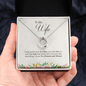 To My Wife Necklace Message Card Gift Box - Mallard Moon Gift Shop