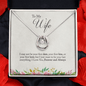 To My Wife Necklace Message Card Gift Box - Mallard Moon Gift Shop