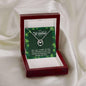 Happy St. Patrick's Day Lucky Pendant Necklace - Mallard Moon Gift Shop