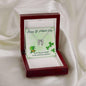 St. Patrick's Day You're the Pot of Gold Lucky in Love Pendant Necklace - Mallard Moon Gift Shop