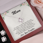 To Mum Love Daughter CZ Pendant Necklace and Earring Set Gift Box - Mallard Moon Gift Shop
