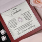 To My Soulmate Find You Sooner Love You Longer Necklace Earring Set - Mallard Moon Gift Shop