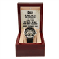 Father's Day Gift for Dad Open Works Watch Funny Message Card - Mallard Moon Gift Shop