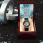 Happy Father's Day Gift Openwork Watch - Mallard Moon Gift Shop