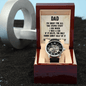 Father's Day Gift for Dad Open Works Watch Funny Message Card - Mallard Moon Gift Shop
