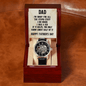 Father's Day Gift for Dad Open Works Watch Funny Message Card - Mallard Moon Gift Shop