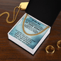 Son 18th Birthday Gift from Mom and Dad Cuban Link Chain Necklace - Mallard Moon Gift Shop