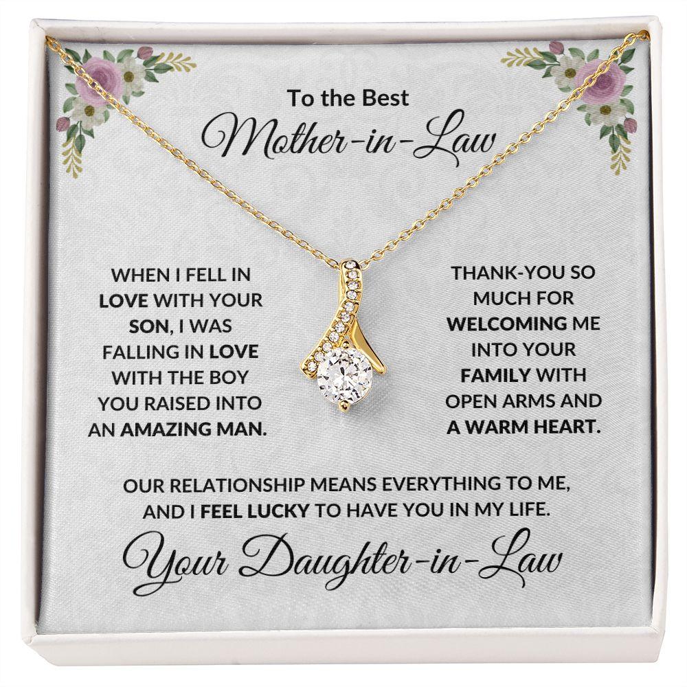 Mother-in-Law Gift from Daughter-in-Law Necklace - Mallard Moon Gift Shop