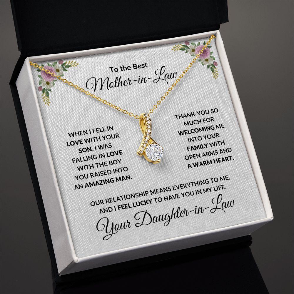 Mother-in-Law Gift from Daughter-in-Law Necklace - Mallard Moon Gift Shop